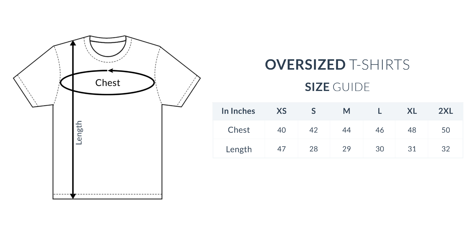 Oversized_Tshirts_printrove_size_guide